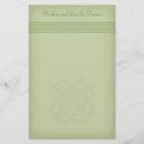 Search for celtic stationery paper Green