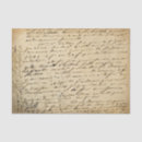 Search for vintage decoupage tissue paper Script hand lettering