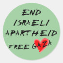 Search for apartheid stickers Gaza