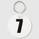 Search for number 7 keychains Numbers