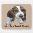Search for basset hound mousepads Bassets