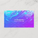 Search for iridescent business cards Professional