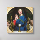 Search for virgin mary canvas prints Vierge
