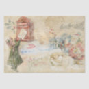 Recherche de santa claus tissue paper Noël vintage