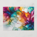 Search for alcohol ink postcards Abstract