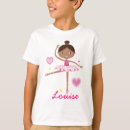 Search for dance for kids tshirts Ballerina