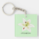 Search for flower of lily keychains Pink