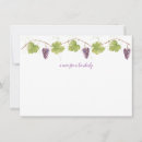 Search for grapes note cards Watercolor