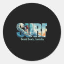 Search for surfing in australia stickers Beach