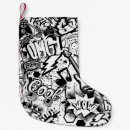 Search for comic christmas stockings Background