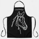 Search for black and white drawing aprons Animal