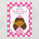 Search for african american princess invitations Pink