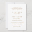 Recherche de classic formal wedding invitations Traditionnel