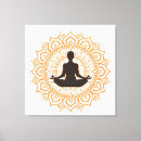 Search for yoga canvas prints Peace