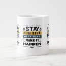 Search for stay positive mugs Work hard
