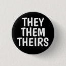 Search for they them their pronouns buttons Equality