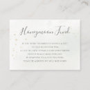 Recherche de honeymoon fund enclosure cards Pour tous
