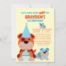 Search for puppy 1st birthday invitations Kids