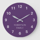 Recherche de violette horloges Violet foncé