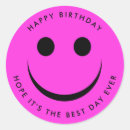 Recherche de visage coloré autocollants Brillant