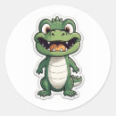 Search for cartoon crocodile stickers Reptile