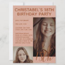 Search for brown birthday invitations Typography