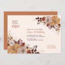 Search for autumn 1st birthday invitations Boho