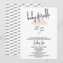 Search for pink and teal baby shower invitations Modern