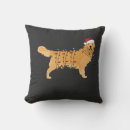 Search for golden retriever christmas pillows Lover