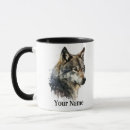Search for watercolor wolf mugs Nature
