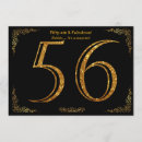 Search for 56th birthday invitations Gold