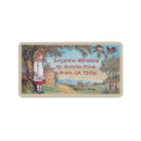 Search for child return address labels Vintage