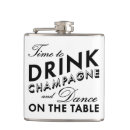 Search for champagne flasks For her