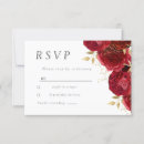 Search for red rose wedding rsvp cards Elegant