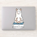 Search for yoga humor stickers Pun