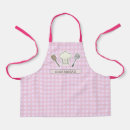 Search for pink gingham aprons For kids