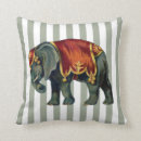 Search for vintage circus pillows Elephant