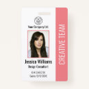 Search for security pass badges Company logo
