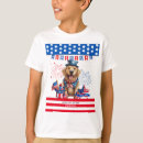 Search for 4th of july golden retriever tshirts America