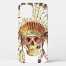 Search for native headdress iphone cases Skull