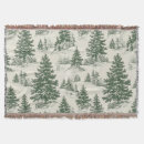Search for green christmas tree blankets Vintage