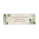 Search for birch return address labels Rustic