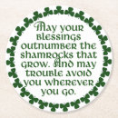 Search for shamrock coasters St patricks day