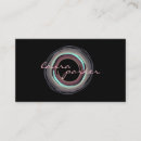 Search for circular business cards Pink