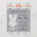 Search for corset bridal shower invitations Elegant