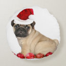 Search for pug christmas pillows Animal