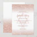 Recherche de girly bar bat mitzvah invitations Star de david