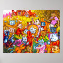 Search for musical cat posters Louis wain