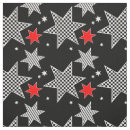 Search for black and white star fabric Modern