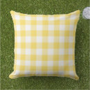 Search for yellow gingham pillows Plaid